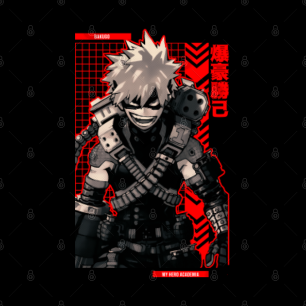 Bakugo = MY HERO ACADEMIA = Anime Star Edition -Red- Bakugo - Tapestry