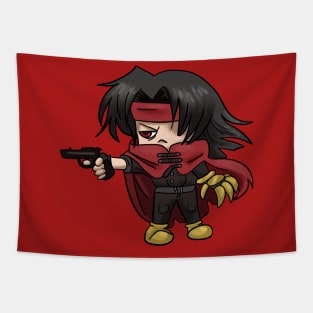 Vincent Valentine Chibi Final Fantasy 7 Tapestry