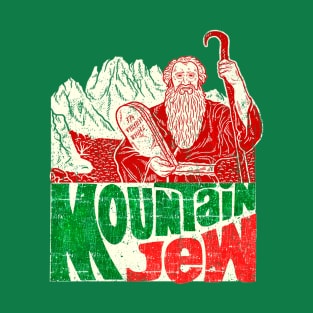 Moses Ten Commandments Pun Mountain Jew T-Shirt