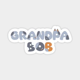 grandpa bob character cartoon Magnet