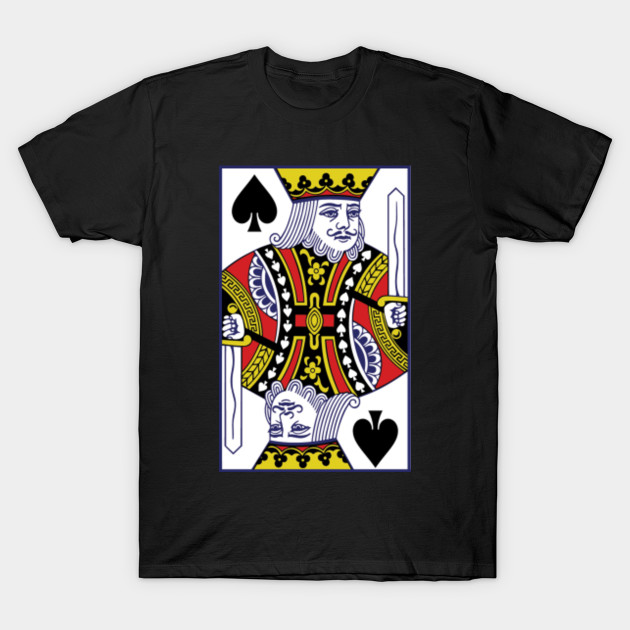 King Of Spades Playing Card Merchandise, Shirts & Covers Design - King ...