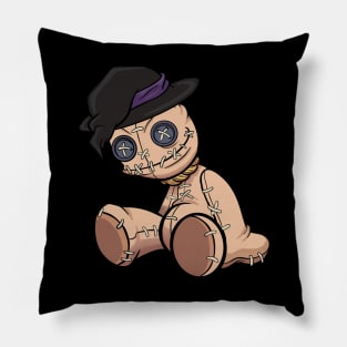 Voodoo Doll with Witch Hat Pillow