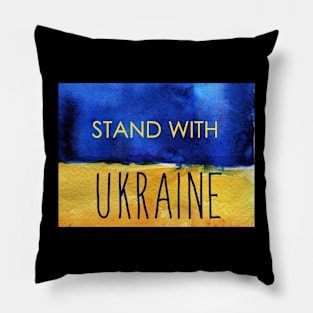 Stand with Ukraine. Pillow