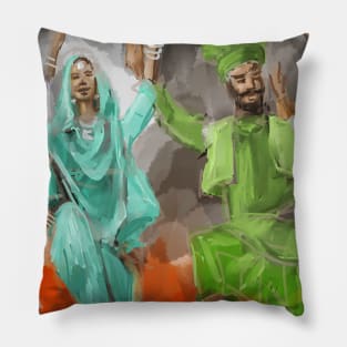 Bhangra Group Pillow