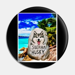 Siberian husky Pin