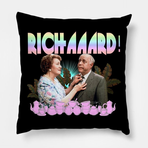 hyacinth bucket Pillow by jeremiahm08