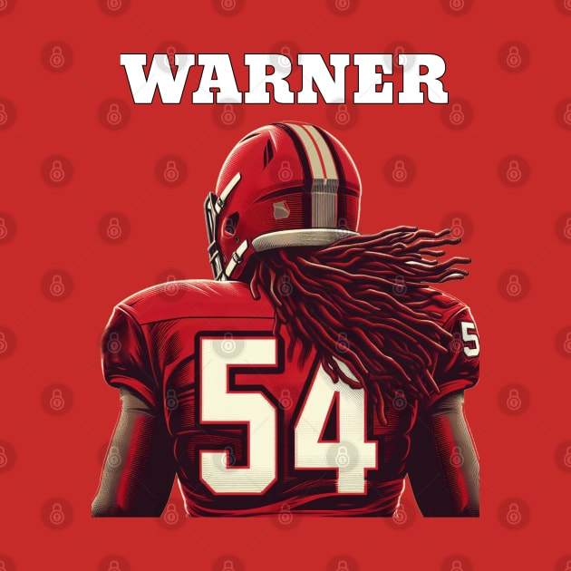 Fred Warner 49ers San Francisco illustration Football Team by DarkWave