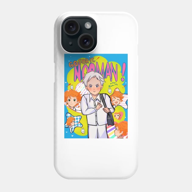 GO FOR IT, NORMAN the promised neverland Phone Case by uchix