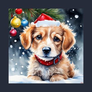 Christmas cute puppies T-Shirt