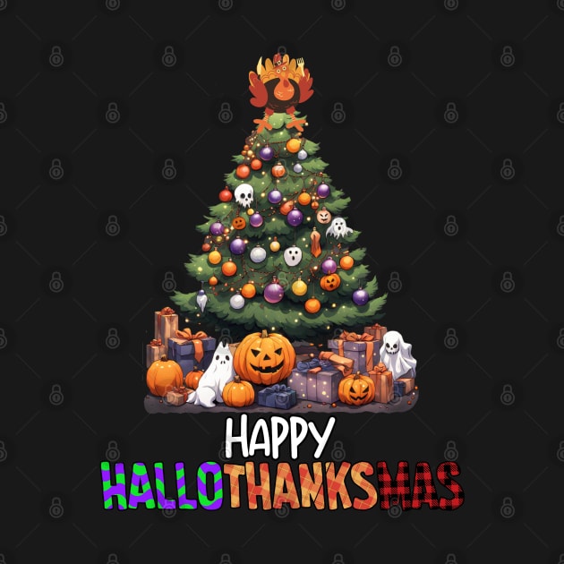 Happy Hallowthanksmas by NerdyWerks