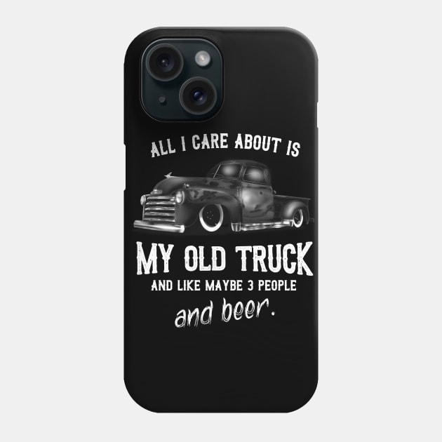 Chevy 3100 Classic Truck Phone Case by hardtbonez
