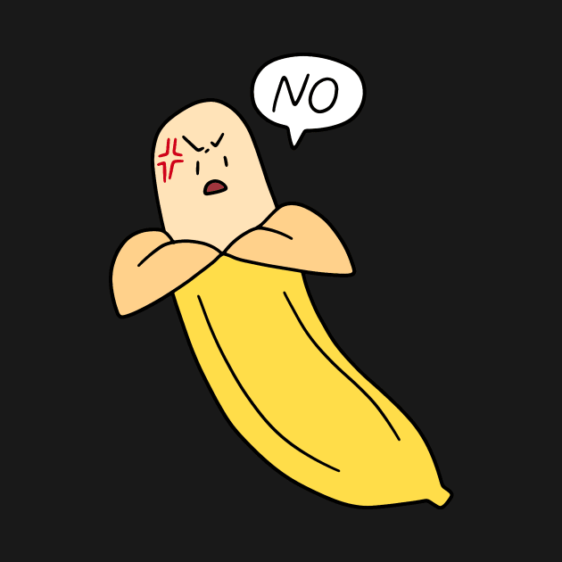 Angry No Banana by saradaboru