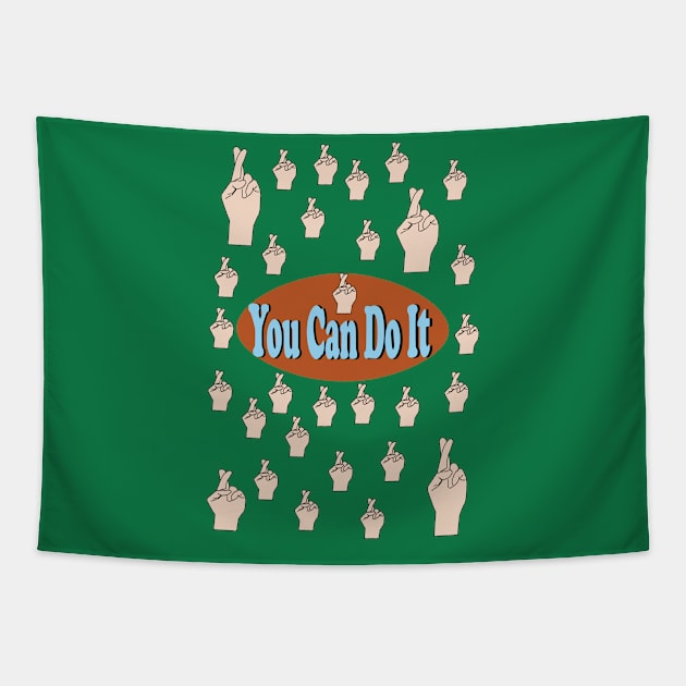 You Can Do It Tapestry by Sshirart