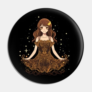 Cute Anime Girl Pin