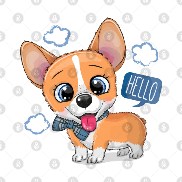 Cute Corgi dog by Reginast777