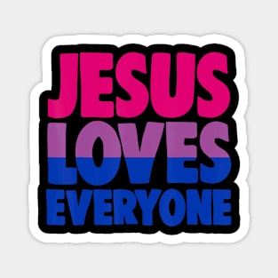 Jesus Loves Everyone Magnet