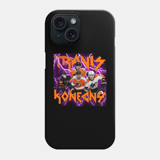 Travis Konecny Heavy Metal Phone Case by Schuylkill Punch