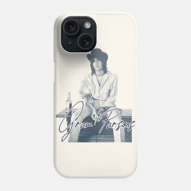 Gram Parsons // Outlaw Country Vices Tribute Phone Case by darklordpug