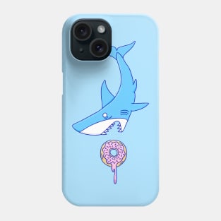 Funny Shark vs Donut Phone Case