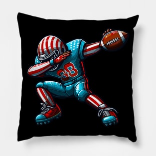 Dabbing American Football Pillow