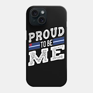 Proud To Be Me Leather Gay Pride LGBTQ | BearlyBrand Phone Case