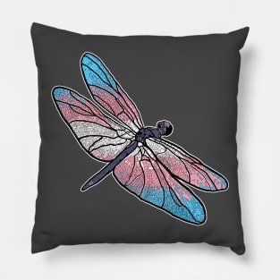 Transgender Dragonfly Pillow