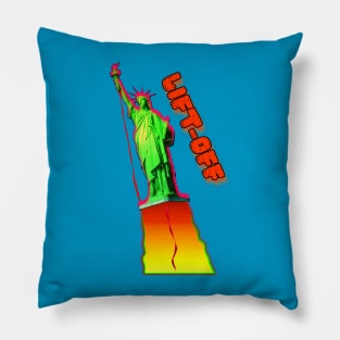 Lady Liberty Lift-Off from VivaChas Pillow