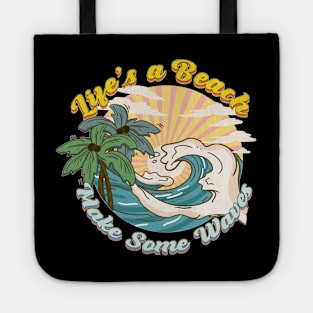 Sun, sea and surf summertime mood Tote