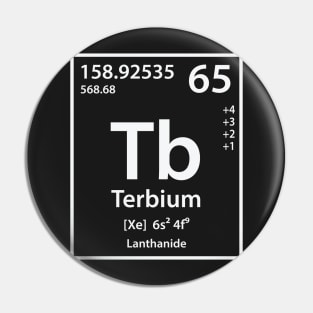 Terbium Element Pin