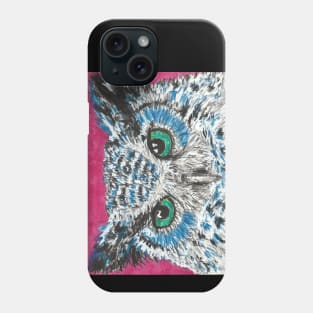 Blue owl Phone Case