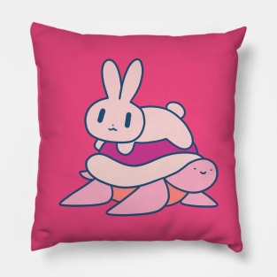 Bunny and Turtle Pillow