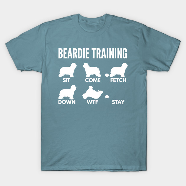 Disover Beardie Training Bearded Collie Tricks - Bearded Collie - T-Shirt