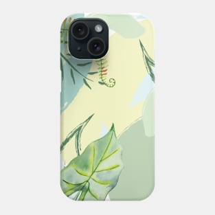 Abstract Leaves Phone Case