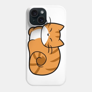 Orange n White Striped Cat Phone Case