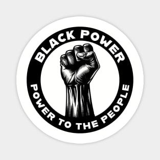 Black Power Magnet