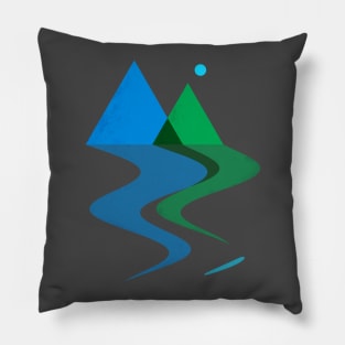 Winter Mountains Pillow