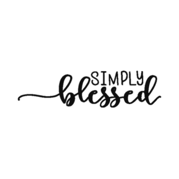 Download Simply Blessed unisex T-shirt - Simple Design - T-Shirt ...