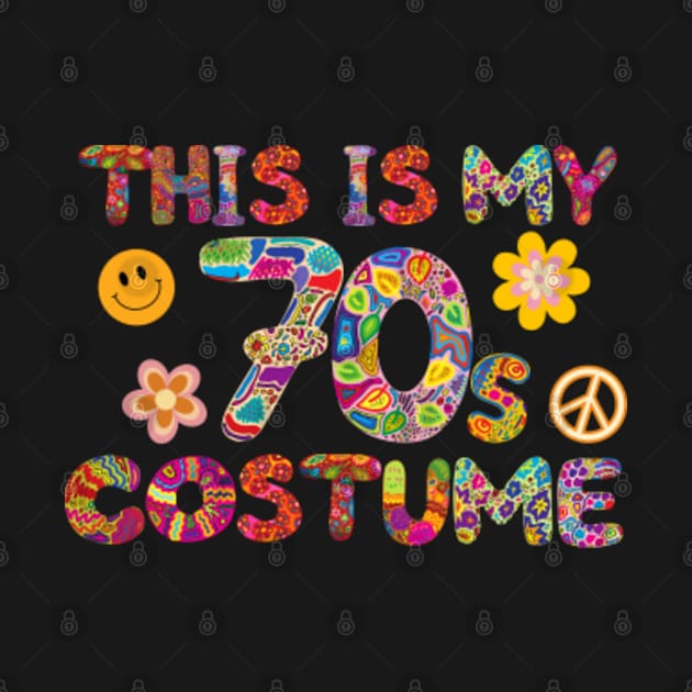 This is my 70s Costume Fun Colourful Old School Easy Halloween Costume by MayaMay