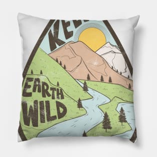 Earth Day Wild Nature Pillow