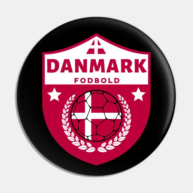 Danmark Fodbold Pin by footballomatic
