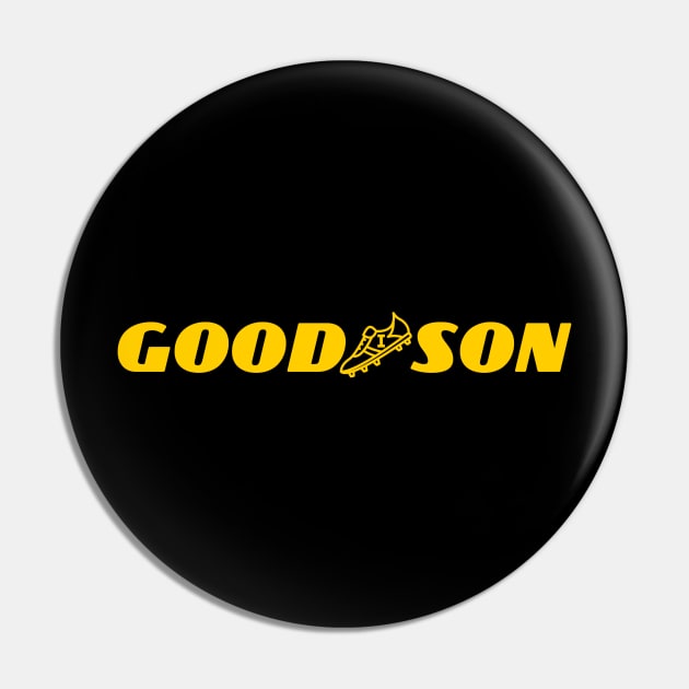 Goodson Wingfoot (Black) Pin by HeadyUniversity