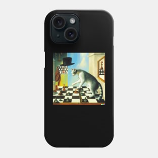 cat chess Phone Case