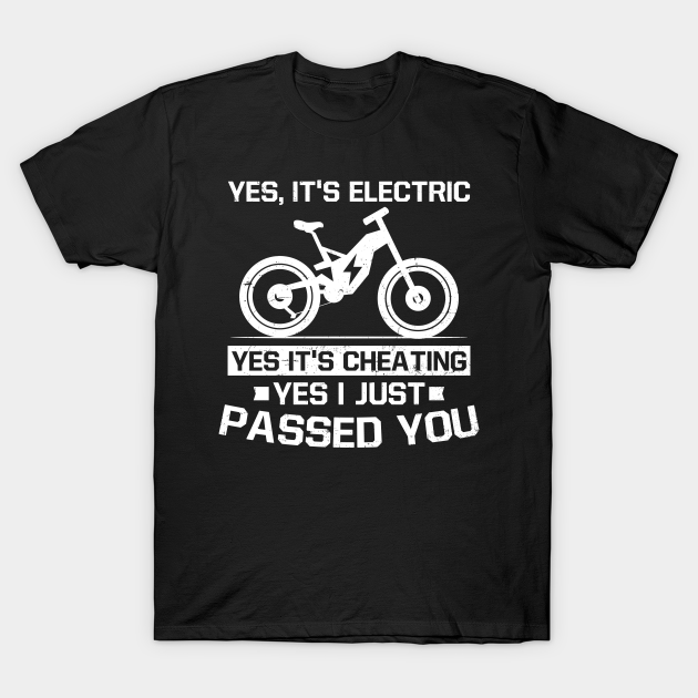 Discover E-Bike Shirt | Yes It's Electric Gift - E Bike - T-Shirt