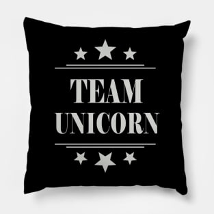 Team Unicorn Stars Pillow