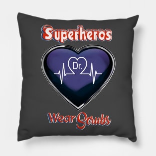 Doctor Superhero Wear Scrubs Pillow