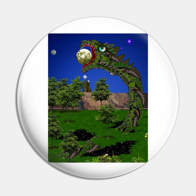 Planet Eating Worm Dragon Pin by dennye