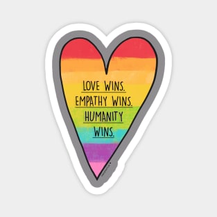 LOVE WINS! Magnet