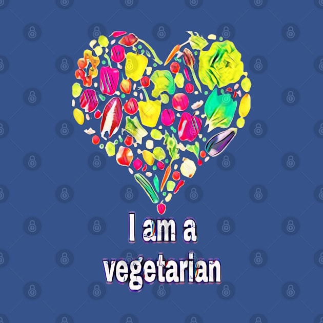 I am a vegetarian by Titou design