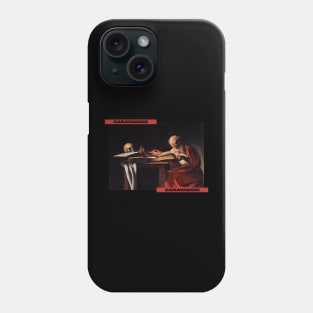 Caravaggio Saint Jerome writing Phone Case