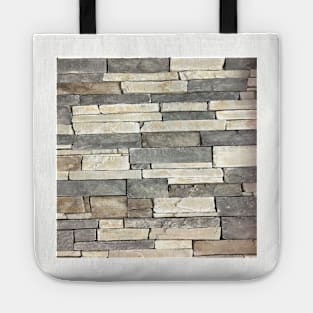 grunge earth tone grey nature stone texture Tote